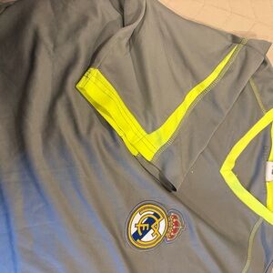 Real Madrid Gray and Yellow Men's Jersey